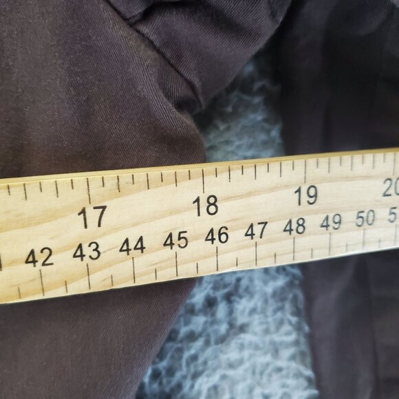 Josephine Chaus Jacket Womens Size 10 Brown Tailored Button Front Long Sleeve - Picture 8 of 9